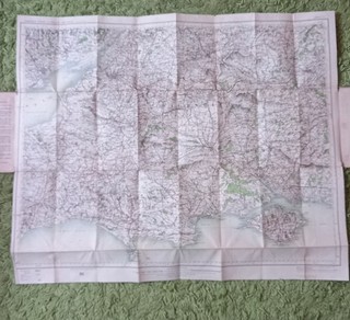 1913 Ordnance Survey Map Dorset Wilthsire Hampshire. Sheet 9