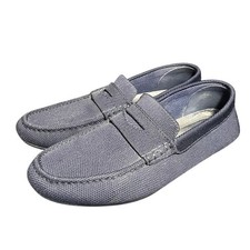 Peter Millar Men's Navy Cruise Knit Driver Moccasins Shoes Size US 10