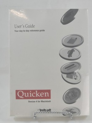 Quicken Version 4 for Macintosh User's Guide Intuit Manual Apple Mac Software