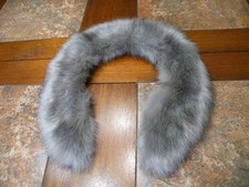 Vintage Fur Collar Wrap Scarf - Approx. 26" Long - FREE SHIP