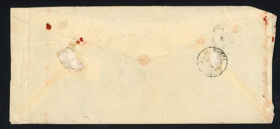 1906 Colombia Cover To Italy 15c Barranquilla To Florence Registration Fee Stamp - Image 3 of 3