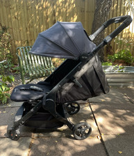 Ergobaby Metro+ Single Pushchair Black/Grey Canopy Cabin-approved