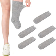 M 5 PCS Soft Breathable Prosthetic Limb Socks Protective Stump Sock Cotton