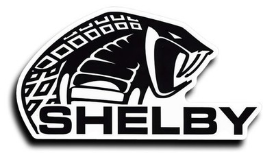 Shelby Snake Head Logo Decal 3'' GT500 GT350 Cobra * Ships Fast & FREE to the USA