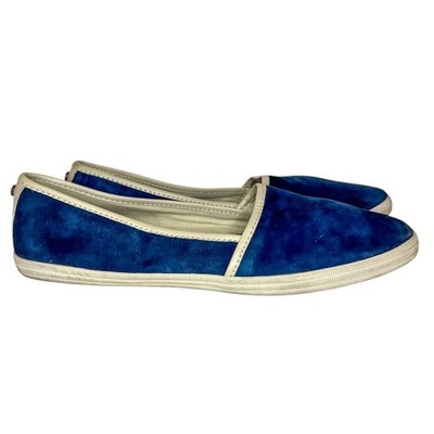 TOMMY BAHAMA Olinda Suede Leather Slip On Flats Shoes 9 Pool Deck Boat Coastal