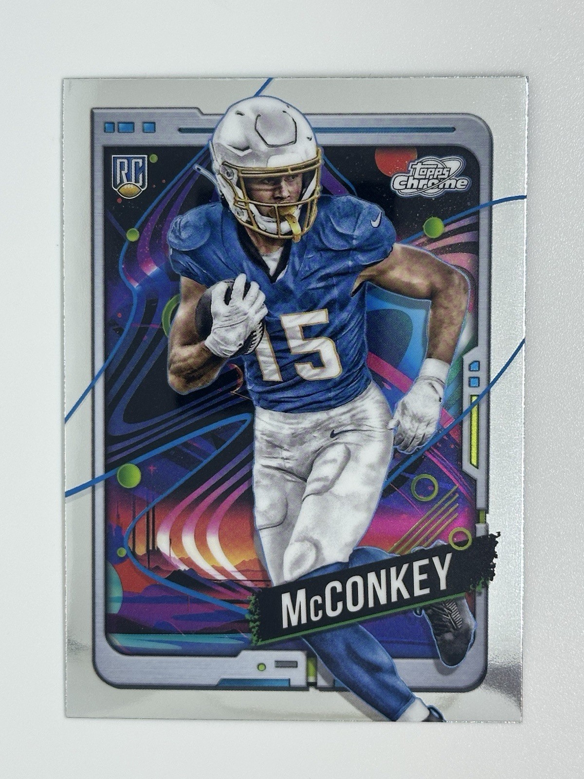 2024 Topps Chrome Cosmic - Ladd McConkey RC #152 CHARGERS Rookie