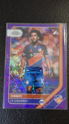 2026 Topps Chrome MLS - Evander #184 Purple Mini-Diamond Refractor /75