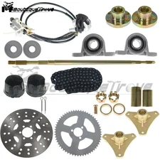 Go Kart Rear Live Axle Kit, Brake Assembly,Chain,Hub,Drift Trike, Sprocket & Hub