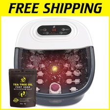 Lavender Epsom Salt Foot Soak with Red Light Therapy