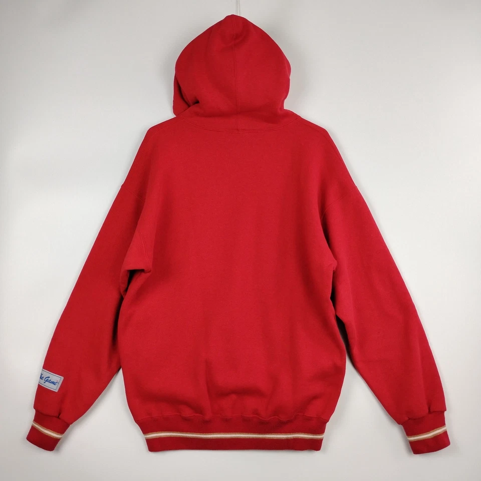 Sudadera con Capucha De Colección The Game San Francisco 49ers Adulto Hombre L Rojo Dorado NFL Foto 3 de 4