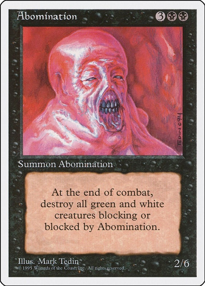 Abomination #117 (NM) Fourth Edition (4ED) MTG