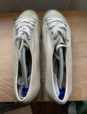 Belmondo Damen Halbschuhe Leder Beige Schnür...