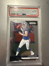 2018 Panini Prizm Josh Allen #205 Rookie Card PSA 8 NM-MINT RARE FOOTBALL  BILLS. rookie card picture