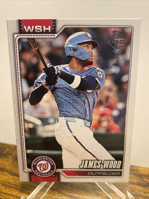2026 Topps Series 1 - James Wood #349 WASHINGTON NATIONALS