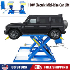 Free Shipping 6600lb 110v Electric Mid-rise Scissor Car Lift Ce Certified Usa Free Shipping 6600lb 110v Electric Mid-rise Scissor Car Lift Ce Certified Usa