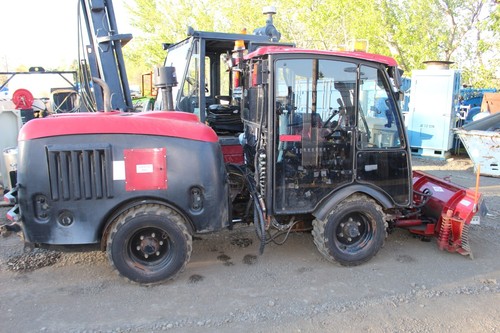 2008 Maclean MV2 4x4 Articulated Municipal Tractor Plow Diesel Cab Heat A/C Cat 