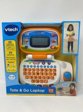 NEEDS NEW BATTERIES-VTech Tote and Go Laptop, Orange