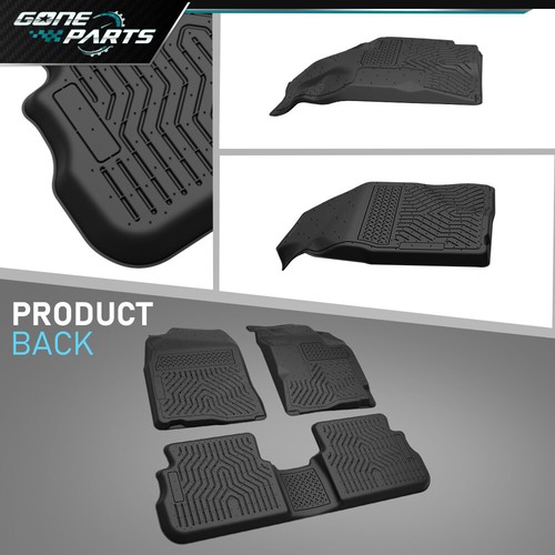 Fits 2009-13 Toyota Corolla/Matrix 98531 TPE All-Weather Floor Mats 2 Row Liner - Picture 8 of 12