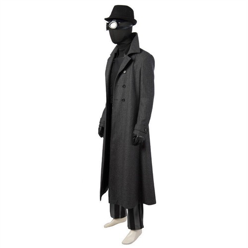 Lotto Costume Cosplay Spider-Man Intothe Spider-Verse Spider-Man Noir Peter Parker - Foto 39 di 59