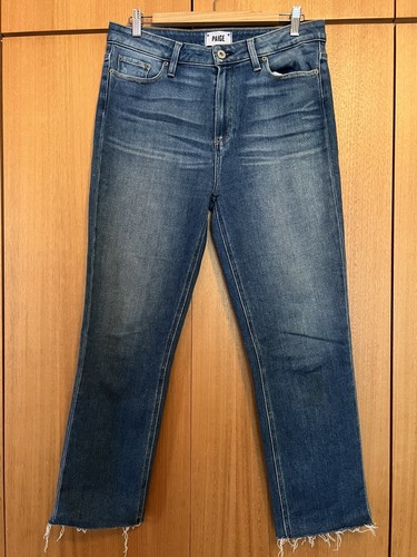 Paige Jeans Sarah Straight Wannabe Distressed 32 inch (14 AU) - Picture 3 of 7