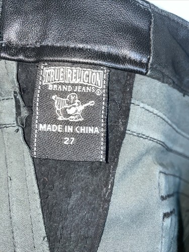 TRUE RELIGION Lederhose Leggins Lammleder Gr.27(28/29) - Bild 14 von 15