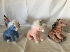 Ty Beanie Babies Zodiac Unicorn Pegasus Charmer Horse Mythical Fantasy Retired