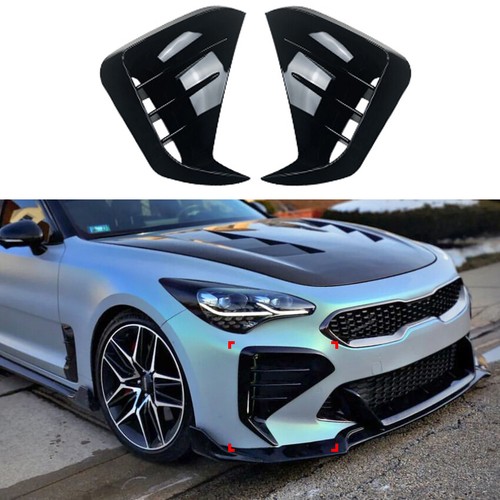 2x Gloss Black Side Fender Air Vent Trim Cover Set Fit For BMW X5 G05 2x Gloss Black Side Fender Air Vent Trim Cover Set Fit For BMW X5 G05