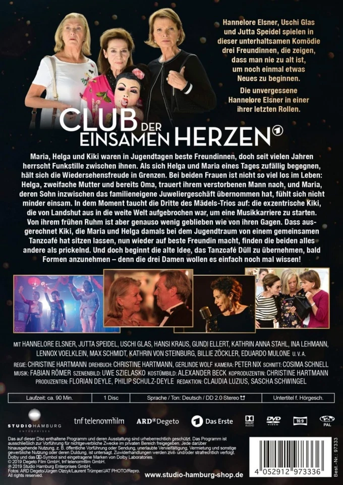 Club der einsamen Herzen - (Hannelore Elsner) # DVD-NEU - Bild 3 von 3