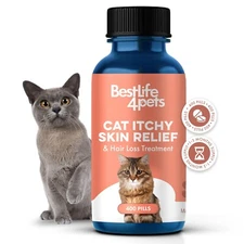 Cat Itchy Skin Relief & Hair Loss Treatment