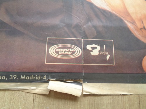 Rare affiche ancienne POP TOPS Groupe musique sixties Madrid Rock vintage poster - Picture 3 of 8