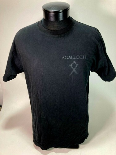 T Shirt Men's Medium Black Metal 