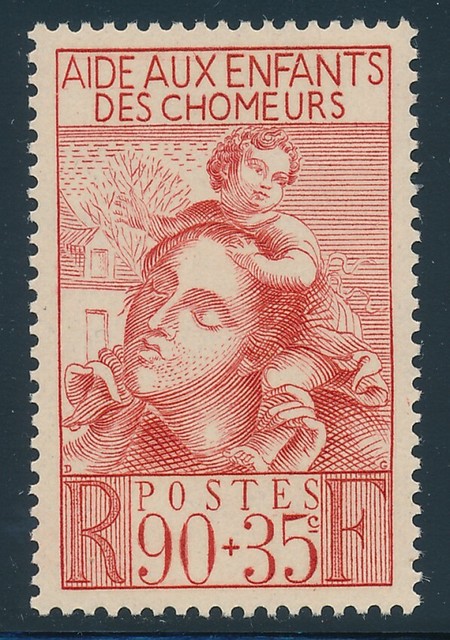 428** Aux Enfants de Chomeurs luxe neuf sans charnière XU8277 428** Aux Enfants de Chomeurs luxe neuf sans charnière XU8277