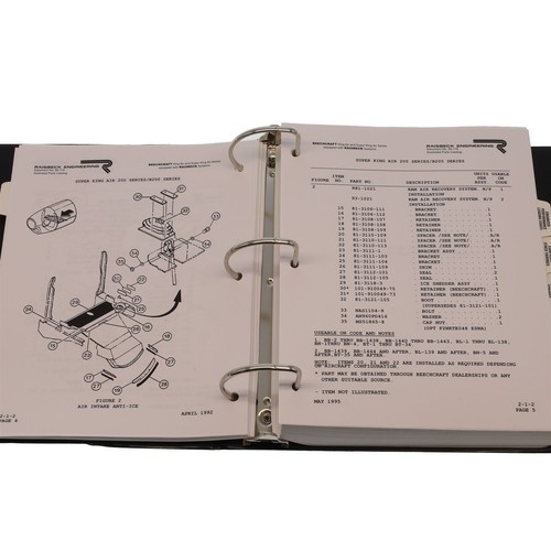Raisbeck King Air Illustrated Parts Catalog P/N 85-119 -Lockers, Props, Fairings - Bild 4 von 10