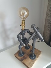 Christmas gift Retro industrial Quirky rustic table amp mancave, the rock star  