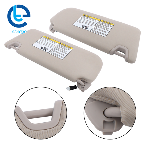 New Beige Driver Passenger Side Sun Visor W/Lights For Nissan Altima 2019-2024 - Picture 4 of 15