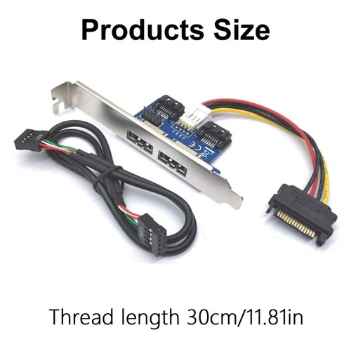 Multiple Size Compatible SATAs to Power Over ESATA Conversion Card for PC - Afbeelding 8 van 8