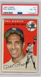 1954 Topps Phil Rizzuto #17 PSA 4 VG-EX - Freshly Graded at PSA!