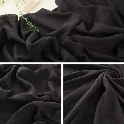 Double Gauze Crinkled Washing Cotton Fabric Dressmaking Baby Clothes Muslin 58"W - Picture 8 of 38