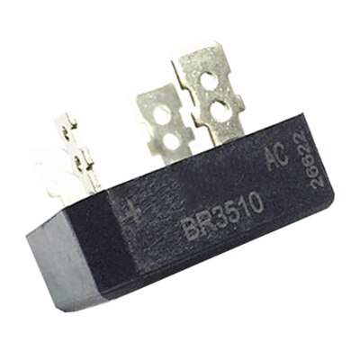 5 PCS BR3510 DIP-4 BR 3510 SINGLE-PHASE SILICON BRIDGE RECTIFIER