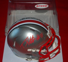 TYREKE SMITH Ohio State Buckeyes SEAHAWKS Signed Flash Mini Beckett COA WT05280