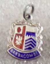 Britain Royal Town Charter Hall City Municipal Silver Charm Fob Babbacombe Devon