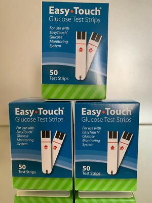 Easy Touch Blood Glucose Test Strips 150 Ct.  EXP  03/2027 Free Shipping