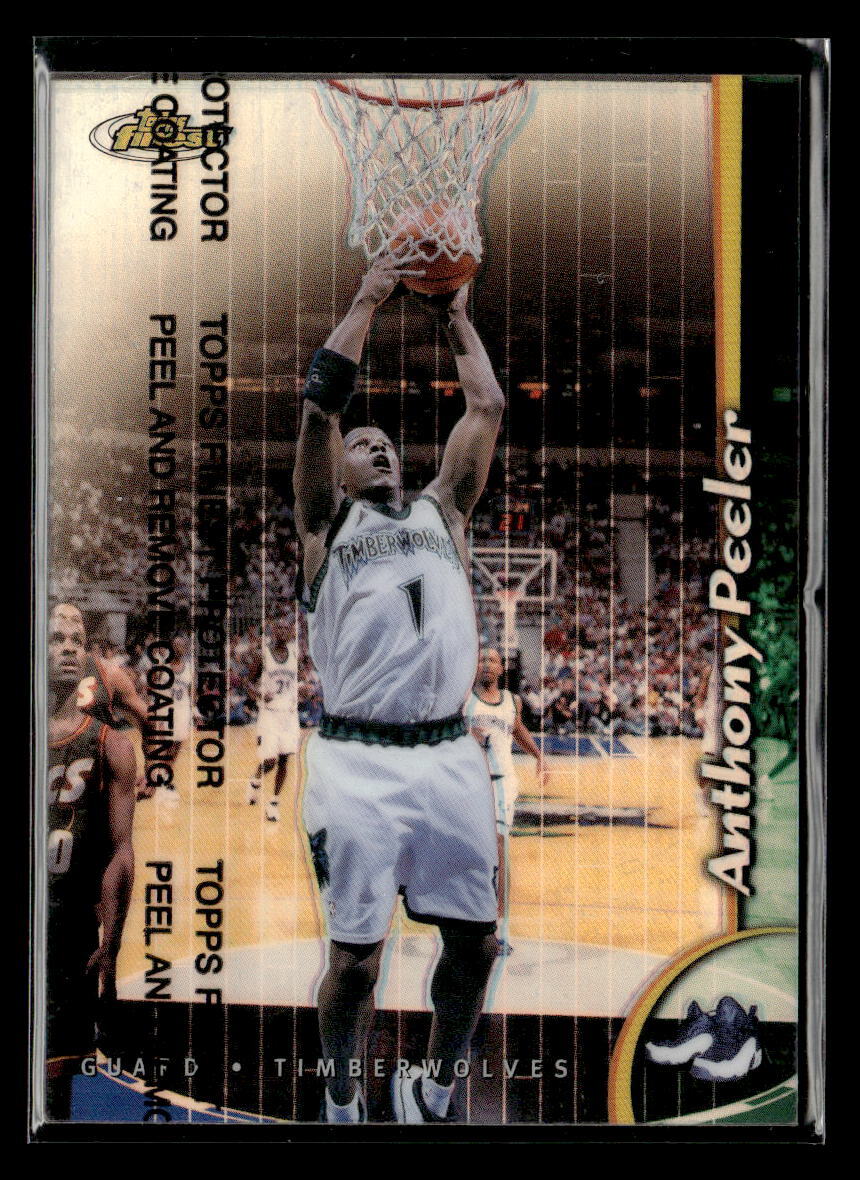 Anthony Peeler 1998-99 Finest #65 Refractors Minnesota Timberwolves