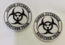 Zombie outbreak hard Charms For Croc Style Shoes or similar items 2pc