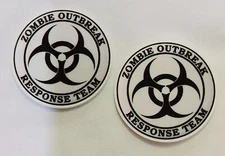 Zombie outbreak (hard) Charms For Croc Style Shoes or similar items 2pc