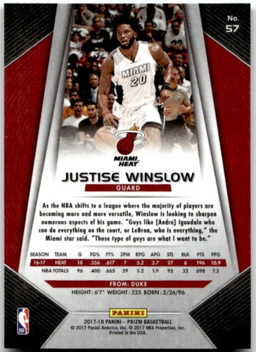 2017-18 Panini Prizm Basketball Pick Your Card Finish Your Set NBA (#1-300) - Picture 79 of 183
