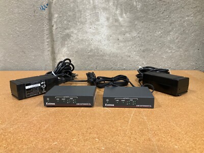 Lot of 2 Extron USB Extender Rx with Power Source