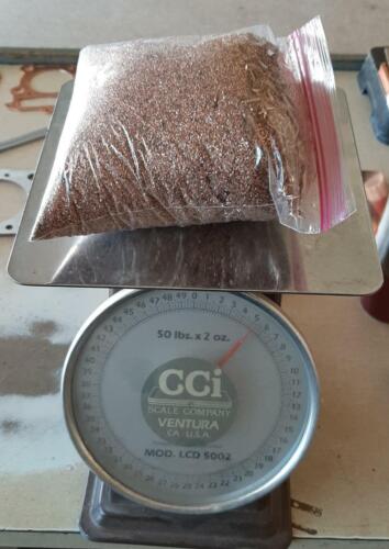 3 Lbs Scrap Copper Chips Borings Melt Recycle Ingot Cast