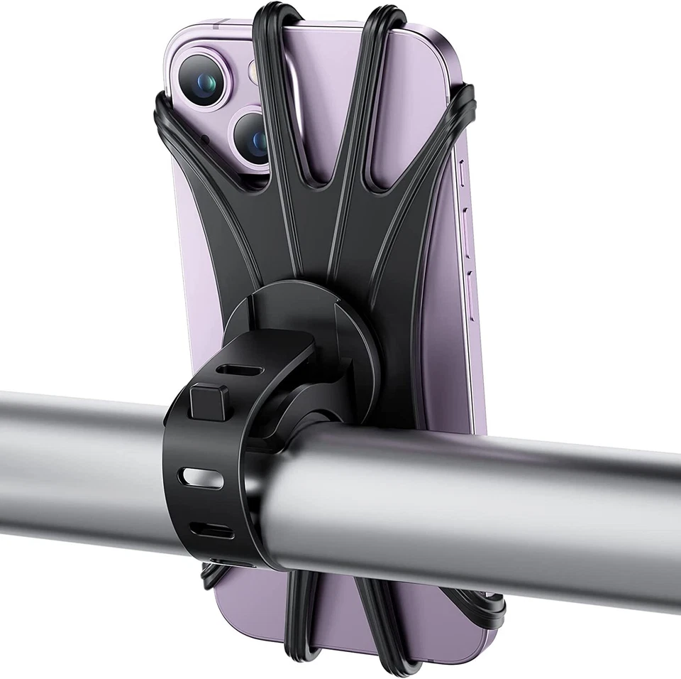 360° Stroller Electric Bicycle Motorcycle Bike Call Phone Holder Mount Clamp - Image 2 of 4