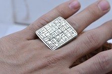Tuareg silver Ring , handmade ring touareg talisman , ethnique talisman ring